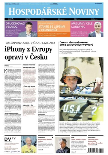 Obálka e-magazínu Hospodářské noviny 089 - 9.5.2016