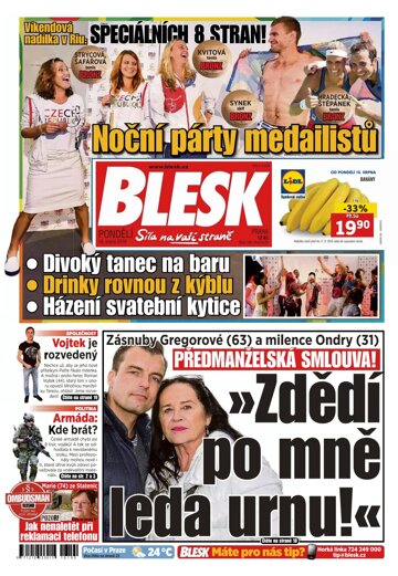 Obálka e-magazínu Blesk 15.8.2016