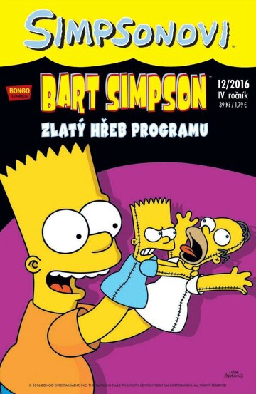 Obálka e-magazínu Bart Simpson 12/2016: Zlatý hřeb programu