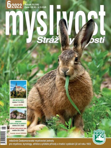 Obálka e-magazínu Myslivost 6/2022