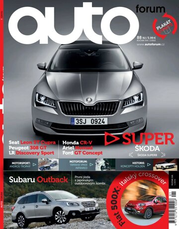 Obálka e-magazínu AUTOforum 1/2015