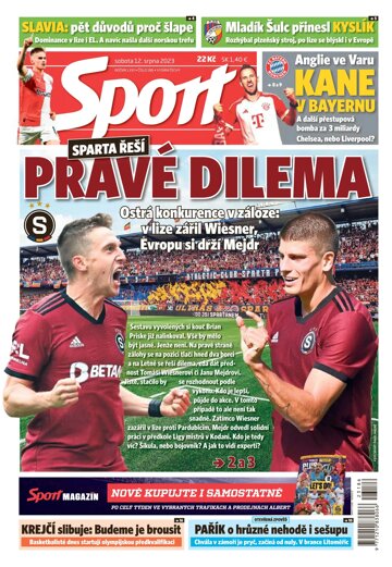 Obálka e-magazínu Sport 12.8.2023