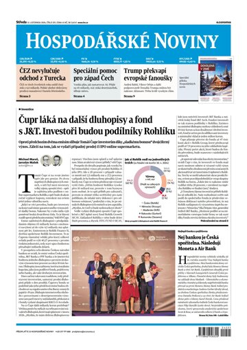 Obálka e-magazínu Hospodářské noviny 221 - 13.11.2024