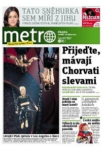 Obálka e-magazínu deník METRO 18.2.2013