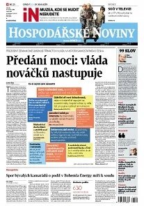 Obálka e-magazínu Hospodářské noviny 020 - 29.1.2014