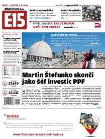 Obálka e-magazínu E15 4.8.2014