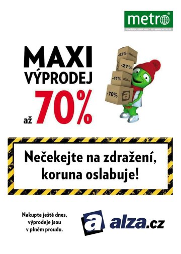 Obálka e-magazínu deník METRO 19.1.2015