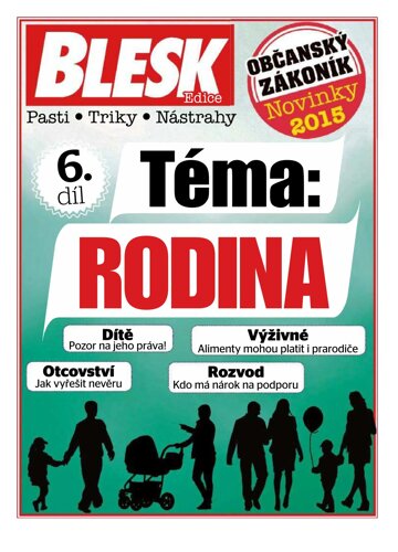 Obálka e-magazínu Blesk příloha RODINA - 9.3.2015