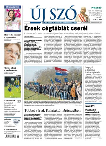 Obálka e-magazínu Új Szó 19.11.2016