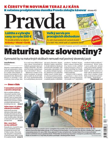 Obálka e-magazínu Pravda 25.3.2017