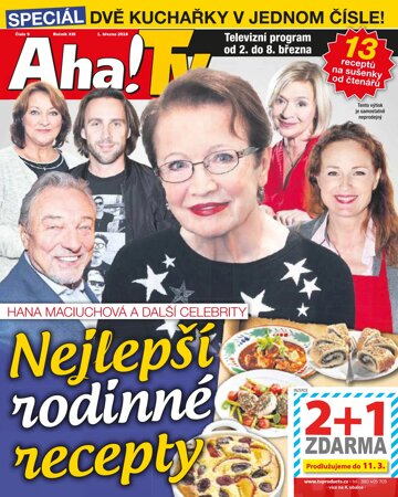 Obálka e-magazínu AHA! Tv - 1.3.2018