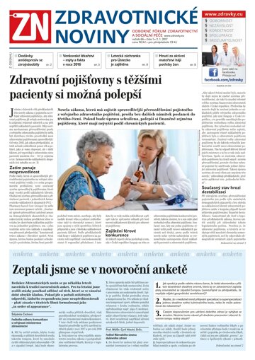 Obálka e-magazínu Ze Zdravotnictví 1/2017