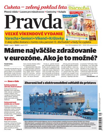 Obálka e-magazínu Pravda 4. 8. 2023