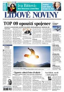 Obálka e-magazínu Lidové noviny 7.2.2014