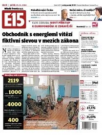 Obálka e-magazínu E15 29.8.2014