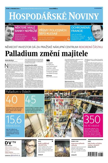 Obálka e-magazínu Hospodářské noviny 239 - 9.12.2014