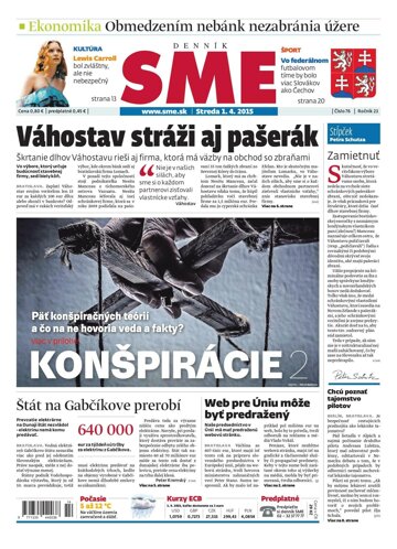 Obálka e-magazínu SME 1.4.2015