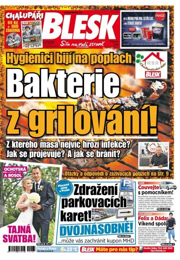 Obálka e-magazínu Blesk 14.7.2015