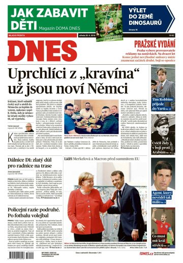 Obálka e-magazínu MF Dnes 20.6.2018