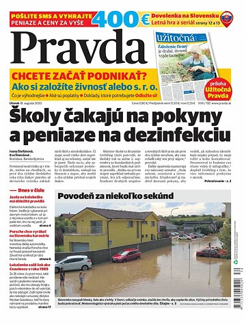 Obálka e-magazínu Pravda 18. 8. 2020