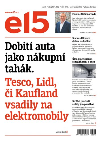 Obálka e-magazínu E15 18.4.2023