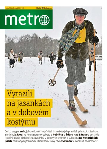 Obálka e-magazínu deník METRO 13.1.2025