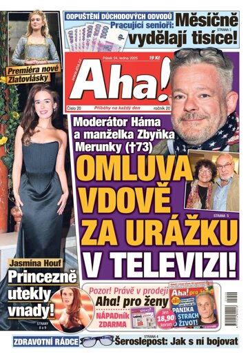 Obálka e-magazínu AHA! 24.1.2025