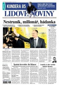 Obálka e-magazínu Lidové noviny 31.3.2014