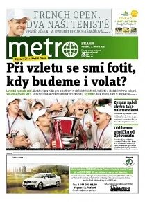 Obálka e-magazínu deník METRO 2.6.2014