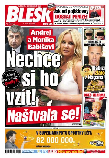 Obálka e-magazínu Blesk 11.2.2015