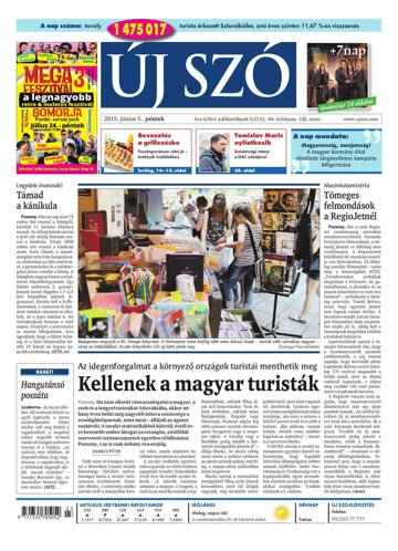 Obálka e-magazínu Új Szó 5.6.2015