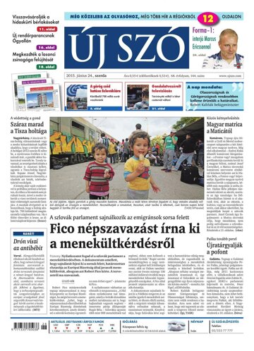 Obálka e-magazínu Új Szó 24.6.2015