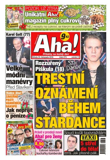 Obálka e-magazínu AHA! 23.11.2016