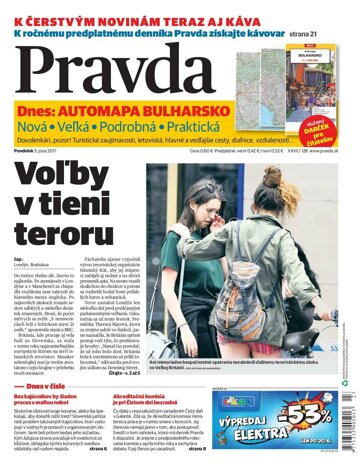 Obálka e-magazínu Pravda 5. 6. 2017