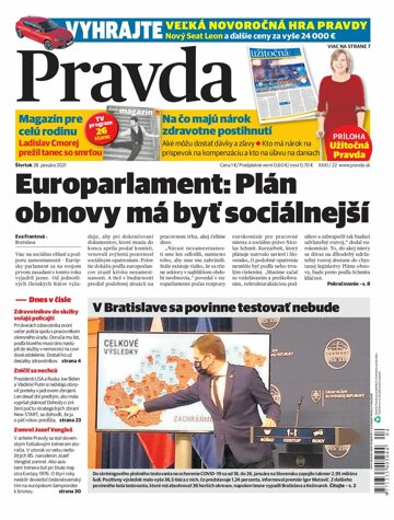 Obálka e-magazínu Pravda 28. 1. 2021