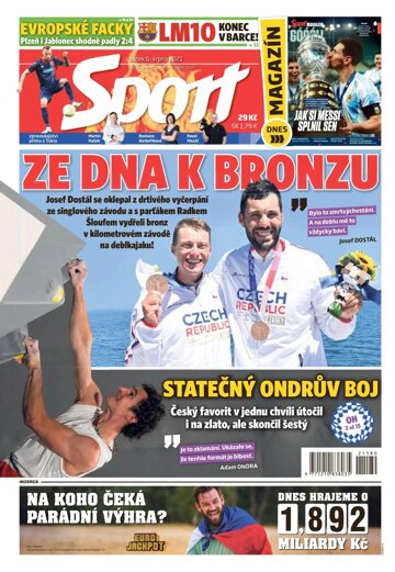 Obálka e-magazínu Sport 6.8.2021