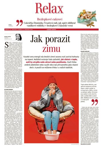 Obálka e-magazínu LN+ Čechy - 10.12.2022