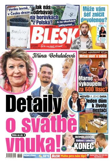 Obálka e-magazínu Blesk 11.7.2023