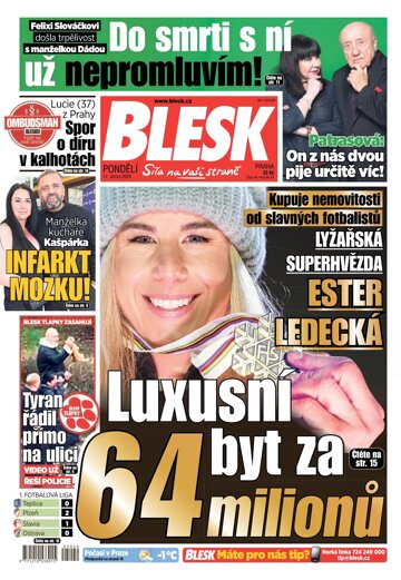 Obálka e-magazínu Blesk 17.2.2025