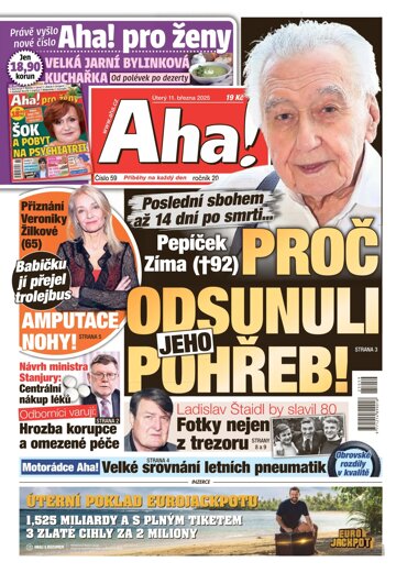 Obálka e-magazínu AHA! 11.3.2025