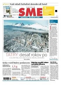 Obálka e-magazínu SME 20.11.2014 -2