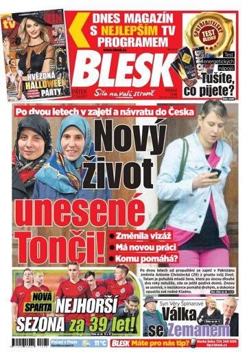 Obálka e-magazínu Blesk 27.10.2017