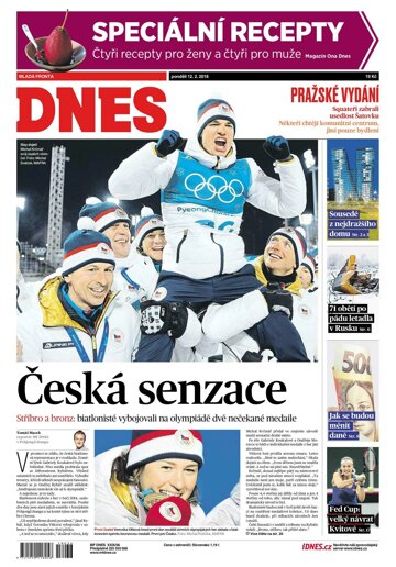 Obálka e-magazínu MF Dnes 12.2.2018