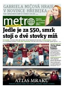 Obálka e-magazínu deník METRO 23.11.2012