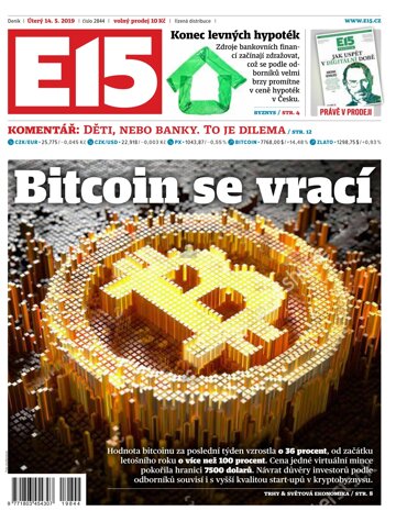 Obálka e-magazínu E15 14.5.2019