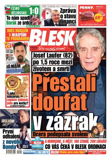 Obálka e-magazínu Blesk 3.9.2021