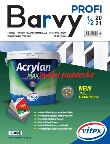 Obálka e-magazínu BARVY Profi 1-2/2021