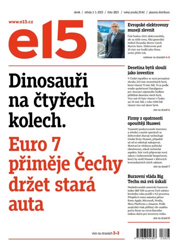 Obálka e-magazínu E15 3.5.2023