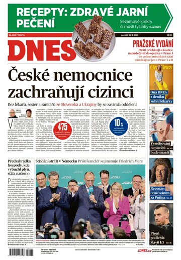 Obálka e-magazínu MF Dnes 24.2.2025