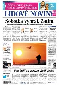 Obálka e-magazínu Lidové noviny 9.11.2013